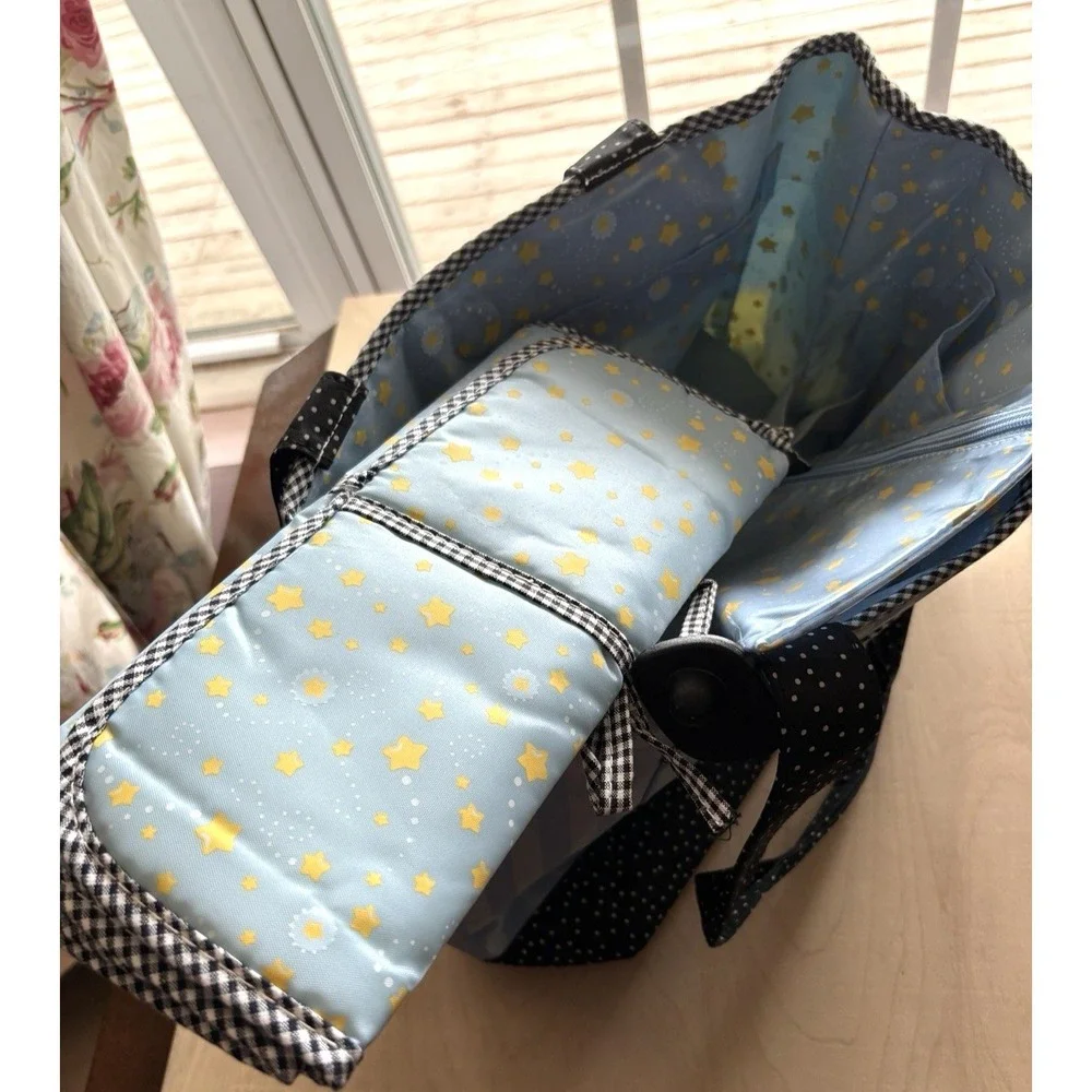 Vtg Mary Engelbreit Diaper Bag Cow Jumped Over the Moon NWT Changing Pad Pouch